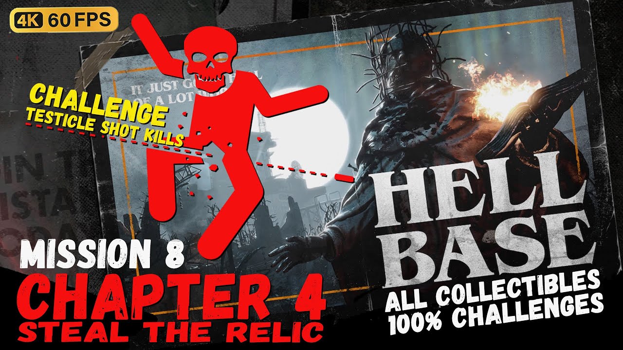 Zombie Army 4 Mission 8 Hell Base Chapter 4 Steal the Relic