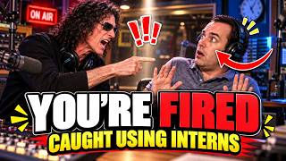 Howard Threatens to Fire Stuttering John for Turning His Interns Into Slaves - Howard Stern show