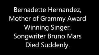 Celebrity Bruno Mars, A Death in The Family Wealth