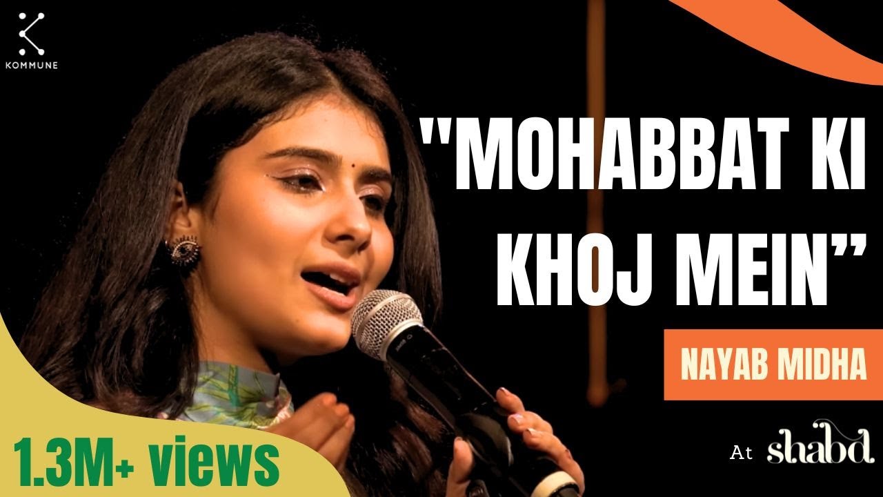 Teesri Mohabbat by Nayab Midha Hindi Poetry Shabd 2023 YouTube