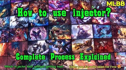 How to use injector in 2025 MLBB | Complete Process Explained | Use all your favorite skins for Free