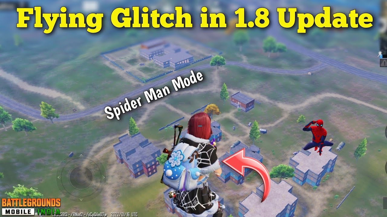 Flying Glitch in 1.8 Update BGMI  | New Glitch in 1.8 Update | 1.8 Update Tips & Tricks