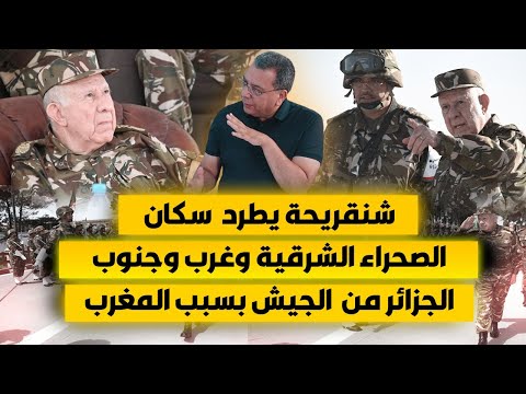 شنقريحة يطرد سكان الصحراء الشرقية وغرب و جنوب الجزائر من الجيش بسبب المغرب