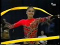 Alina KABAEVA (RUS) ribbon - 2000 Karlsruhe Masters winners' final