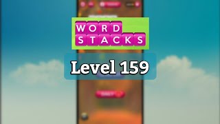 Celebrity Wordscapes Word Stacks level 159 gameplay | Answers | Solution Net Worth