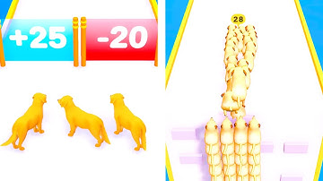Pets Count Run 3D - Pet Crowd Run - All Levels iOS Android GamePlay #2