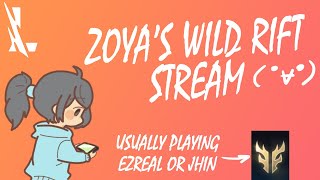Quick Wild Rift Stream! Ranked ADC or Support (trying to go plat lol)