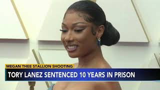 Tory Lanez gets 10 years in prison for shooting Megan Thee Stallion