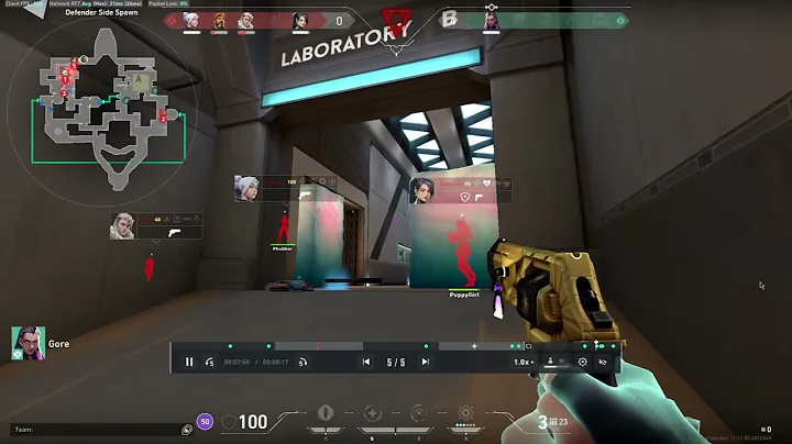 (Swiftplay) Valorant Sheriff ACE 1v5 post bomb plant