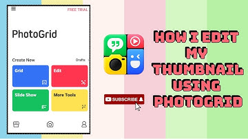 How I edit my thumbnail |  PhotoGrid | Tutorial | MissLibra Vlogs