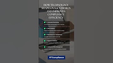 How Technology Shapes Policy Design and Improves Compliance Efficiency |  #crypto #digitalassets