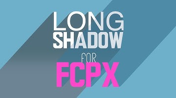 Long Shadow Titles For Final Cut Pro