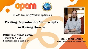 Writing Reproducible Manuscripts in R using Quarto