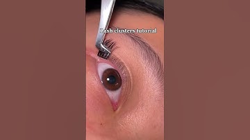 lash clusters tutorial!