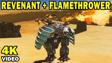 REVENANT MK3 + FLAMETHROWER | WAR ROBOTS