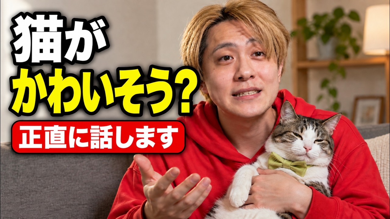 「猫がかわいそう」って言われたので、正直に話します