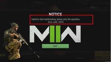 COD Modern Warfare 2 Error Code 14515