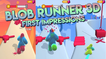 Blob Runner 3D First Impressions Gameplay [Level 1 to 20]