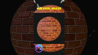 Stylized Brick #materialmaker #shorts