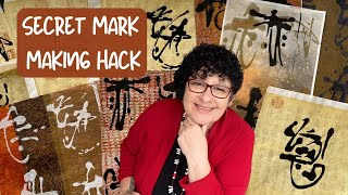 Secret Mark Making Hack: Gelli Printing with Stencils