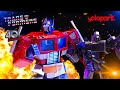 Transformers stop motion  g1 optimus prime vs megatron  yolopark amk pro animation
