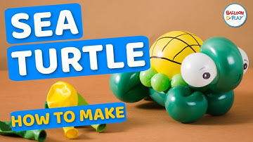 How to make Balloon Sea Turtle? BalloonPlay 🎈