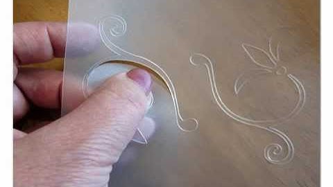 Pazzles Inspiration Stencil Plastic