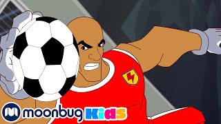 SUPA STRIKAS  S04 E44  Scare Tactics | Football Cartoon | MOONBUG KIDS  Superheroes
