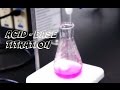Lab Demonstration | Acid - Base Titration.