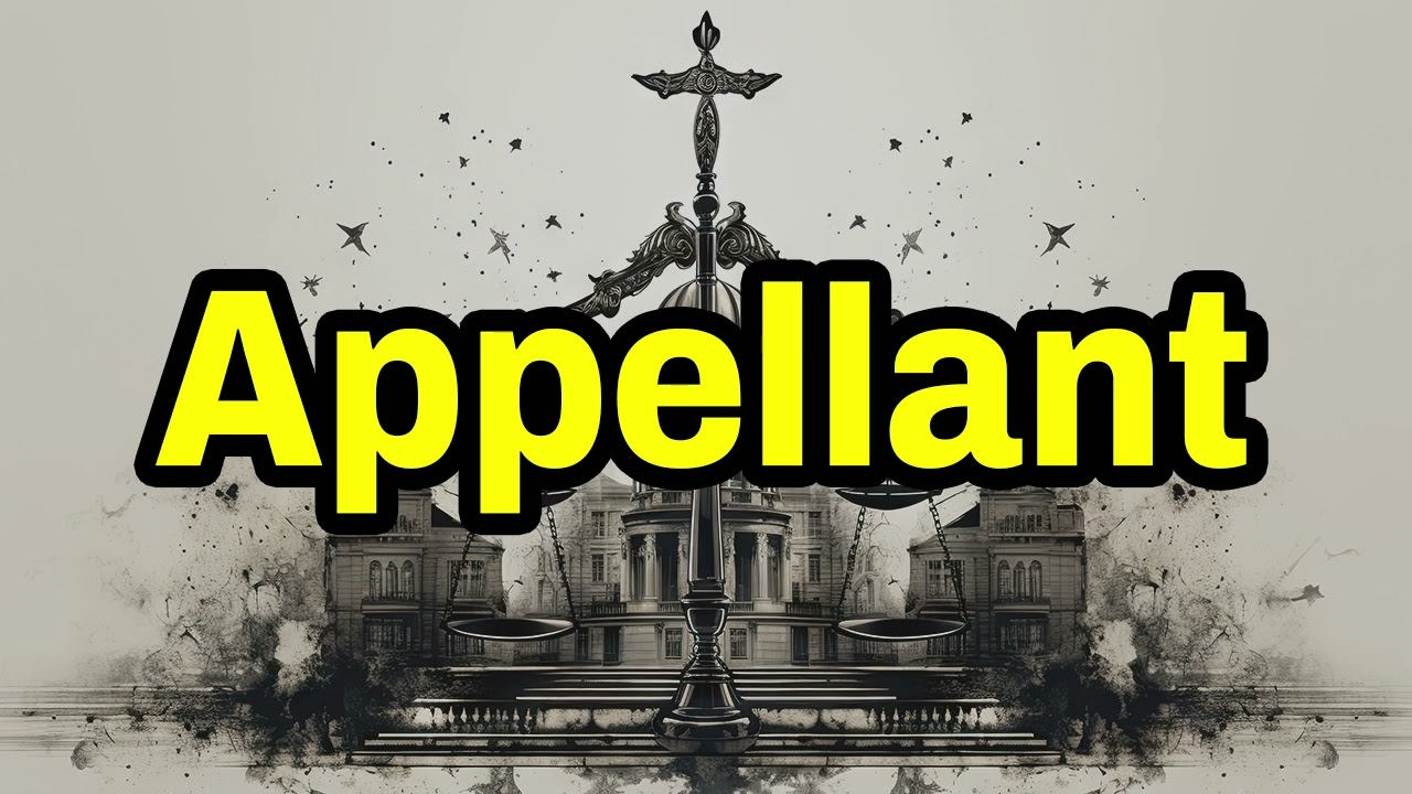 Appellant Pronunciation | How To Say Appellant | Appellant Meaning