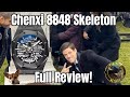 Chenxi 8848 skeleton watch review