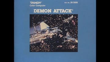 Demon Attack -  1984 - TRS-80 Color Computer Cartridge