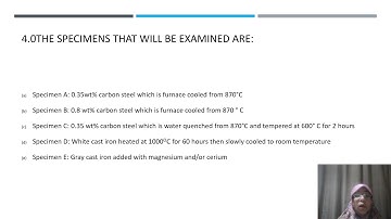 METALLOGRAPHIC study of steel