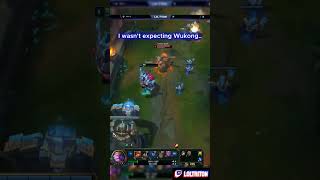 This Diamond Fiora and Wukong ganked Ornn top.... #Shorts