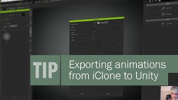 Exporting animations from iClone to Unity
