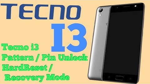 Tecno i3  Pattern Unlock| Pin Unlock| Hardreset | Frp Unlock 1000%