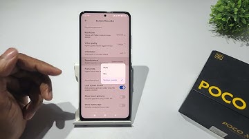 how to screen recording with voice in poco x6 neo , poco x6 | poco x6 pro Record front camera viedo