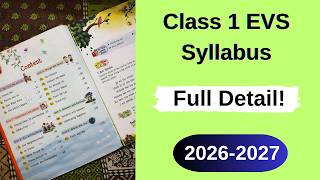 Class 1 EVS Syllabus | Class 1 Syllabus For CBSE ICSE | What To Teach To Class 1 In 2026-2027