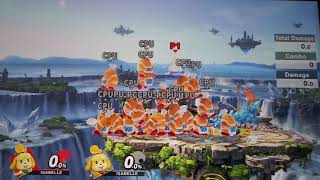 I put some kirby music over the isabelle infinite assist trophy glitch