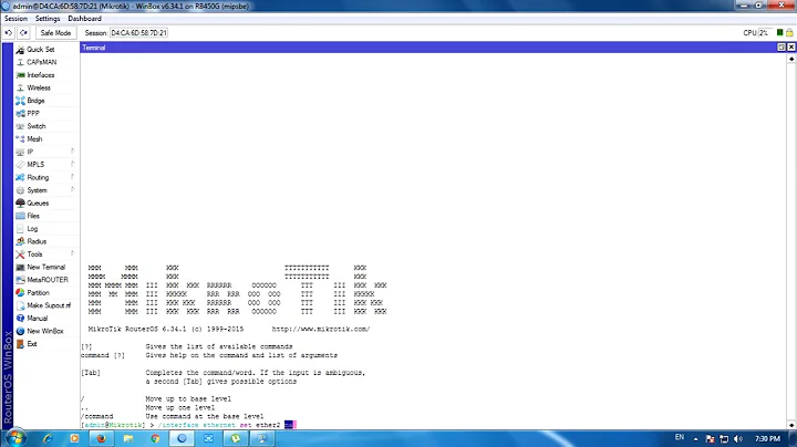 Mikrotik-1 | Changing Interface MAC Address