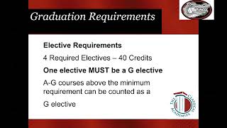Course Selection: Virtual Presentation of Powerpoint