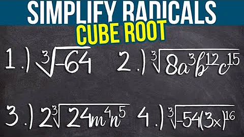 Simplify The Cube Root of an Expression