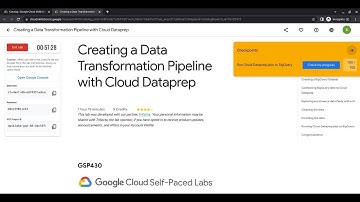 Creating a Data Transformation Pipeline with Cloud Dataprep || #GSP430|| [#updated]