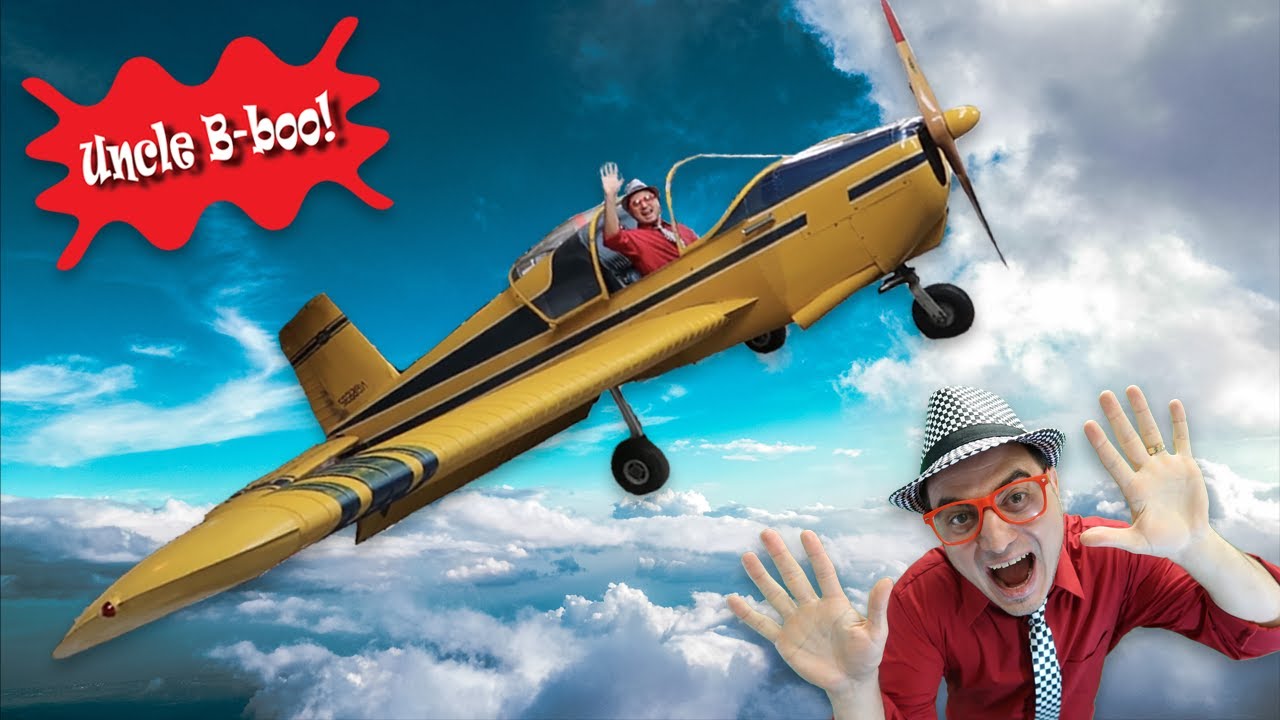 Uncle Boo Uncle B-Boo Learns About Airplanes and Space Shuttles! | Educational ...