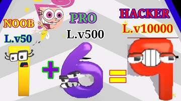 Merge Alphabet Number run game max level part 03 #mergealphabetlorerun