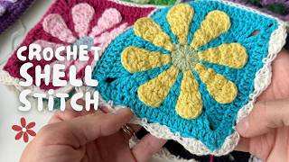 how to: crochet shell stitch tutorial (beginner friendly)
