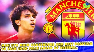 Man Utd main contenders and best position to sign Joao Felix ahead of Arsenal