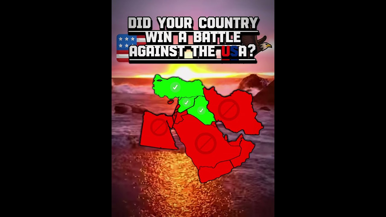 Did your country win a battle against the USA 🇺🇸 #trending #viral #mapping #usa #middleeast