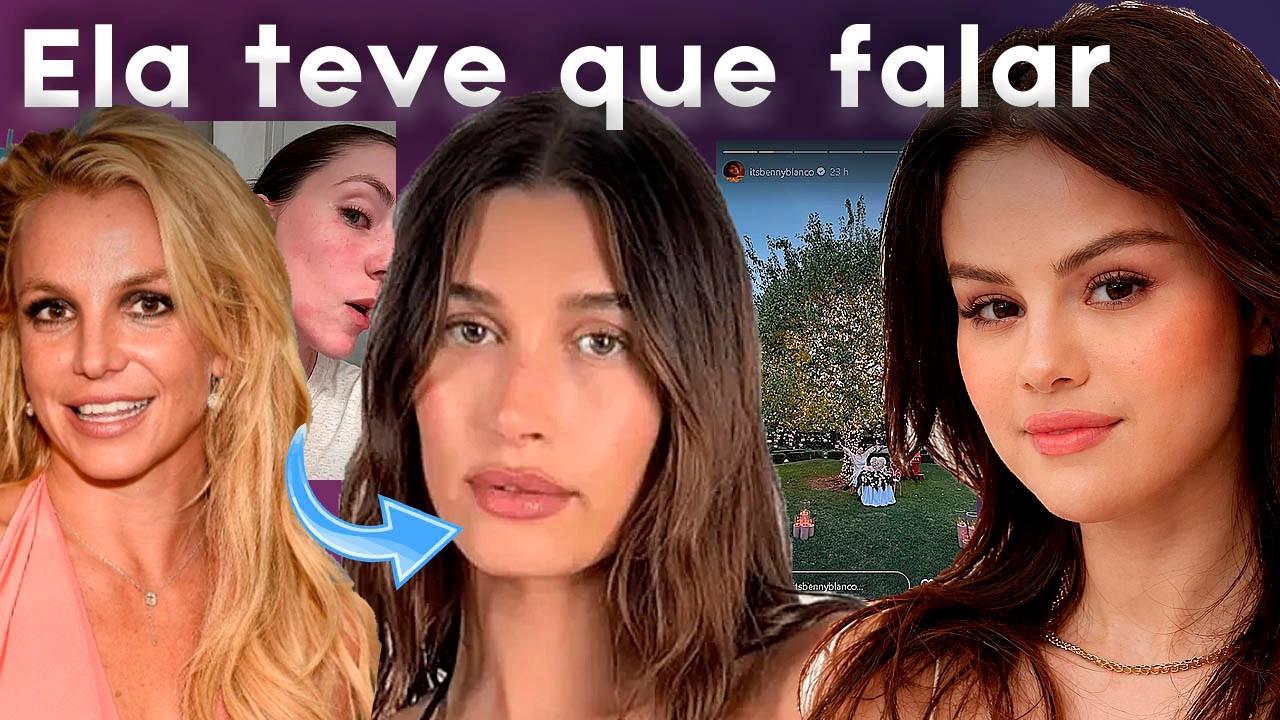 Hailey Bieber VIVENDO UM PESADELO! SELENA  GOMEZ REAGE A RUMORES DE SEPARAÇÃO E BRITNEY SPEARS...