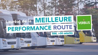 Rendez-vous EVE 2024 : Verbus, Lauréat meilleure performance route TRV (+ 50 salariés)